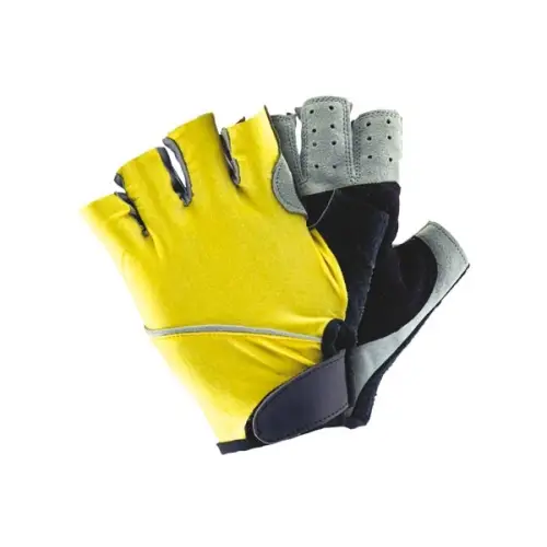 Rękawice sportowe wzmacniane typu Mechanic gloves  bez końcówek na palcach RK3-FIN